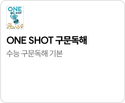 ONE SHOT 구문독해